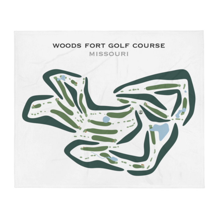 Woods Fort Golf Course, Missouri - Printed Golf Courses