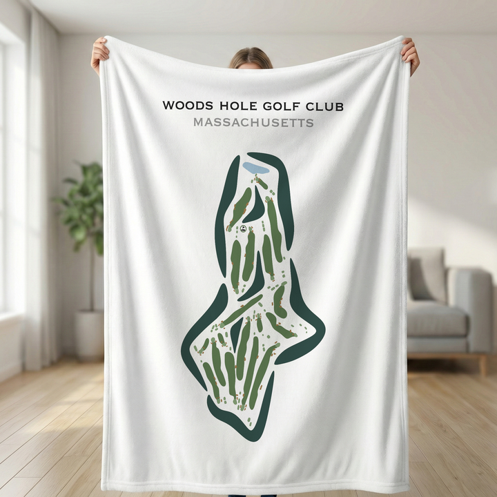 Woods Hole Golf Club, Massachusetts - Printed Golf Courses