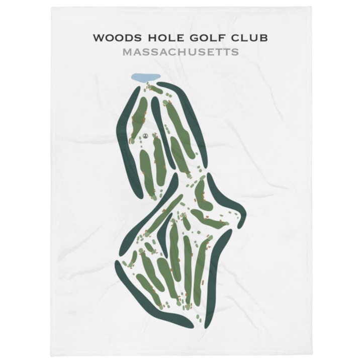 Woods Hole Golf Club, Massachusetts - Printed Golf Courses