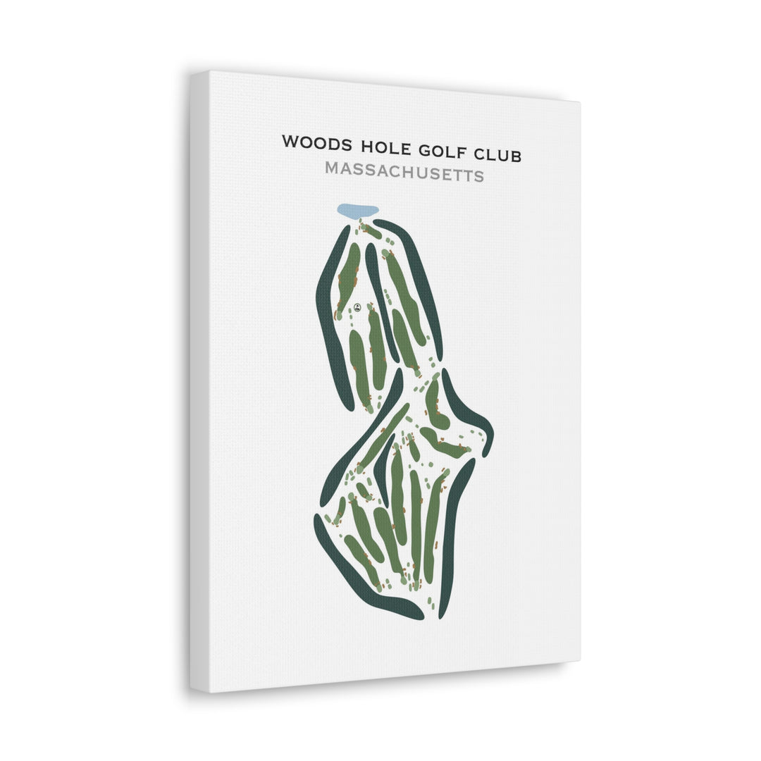 Woods Hole Golf Club, Massachusetts - Printed Golf Courses