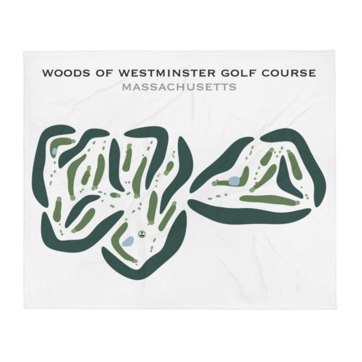Woods of Westminster Golf Course, Massachusetts - Printed Golf Courses