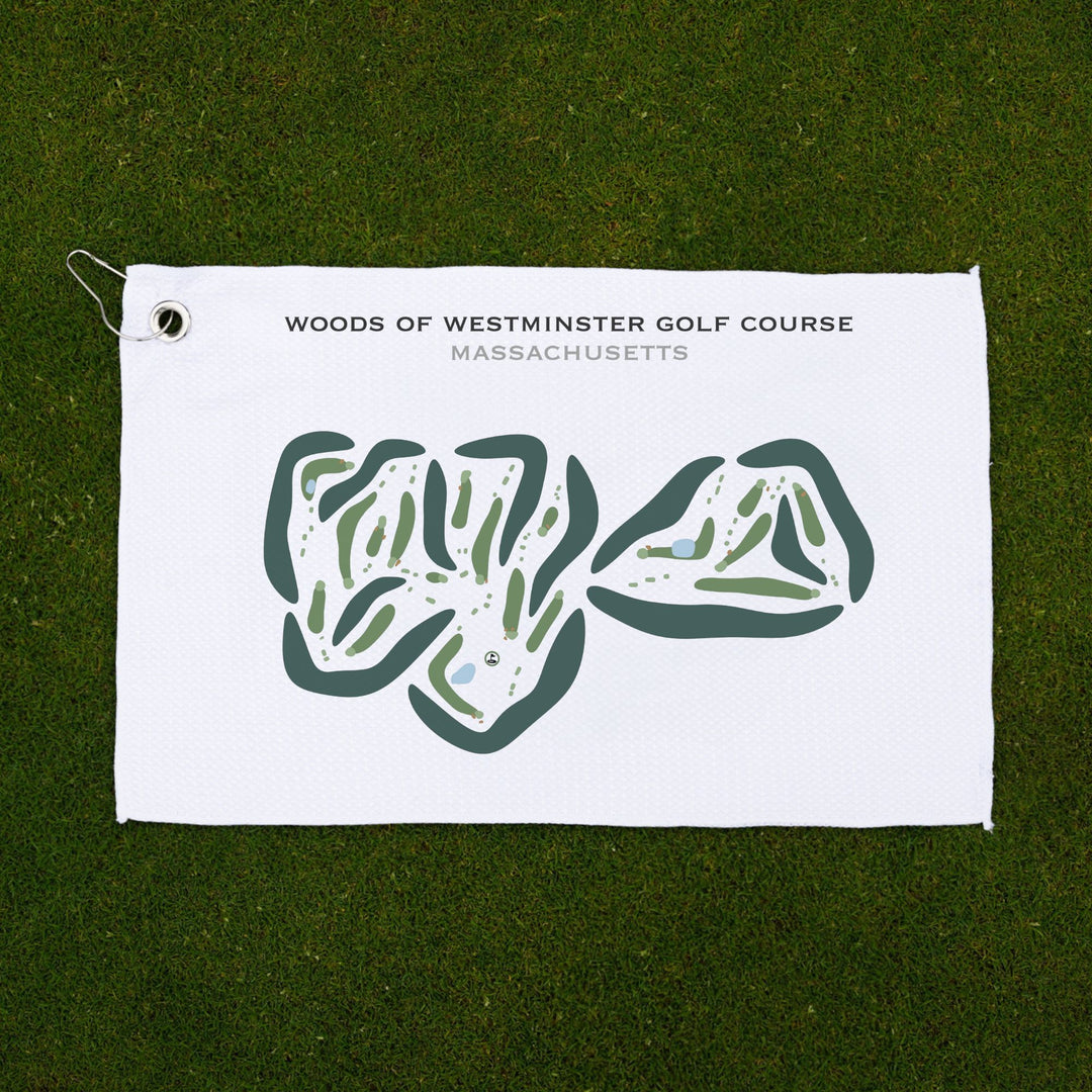 Woods of Westminster Golf Course, Massachusetts - Printed Golf Courses