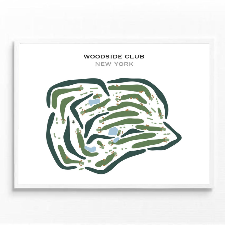 Woodside Club, New York - Printed Golf Courses