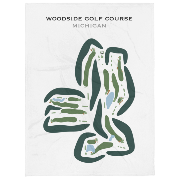 Woodside Golf Course, Michigan - Printed Golf Courses