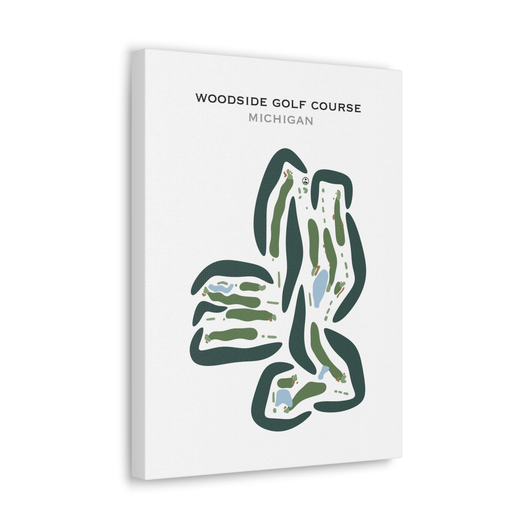 Woodside Golf Course, Michigan - Printed Golf Courses