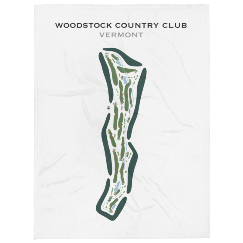 Woodstock Country Club, Vermont - Printed Golf Course