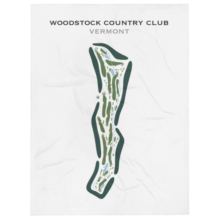 Woodstock Country Club, Vermont - Printed Golf Course