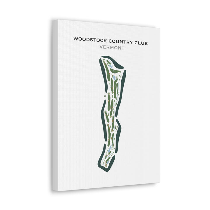 Woodstock Country Club, Vermont - Printed Golf Course