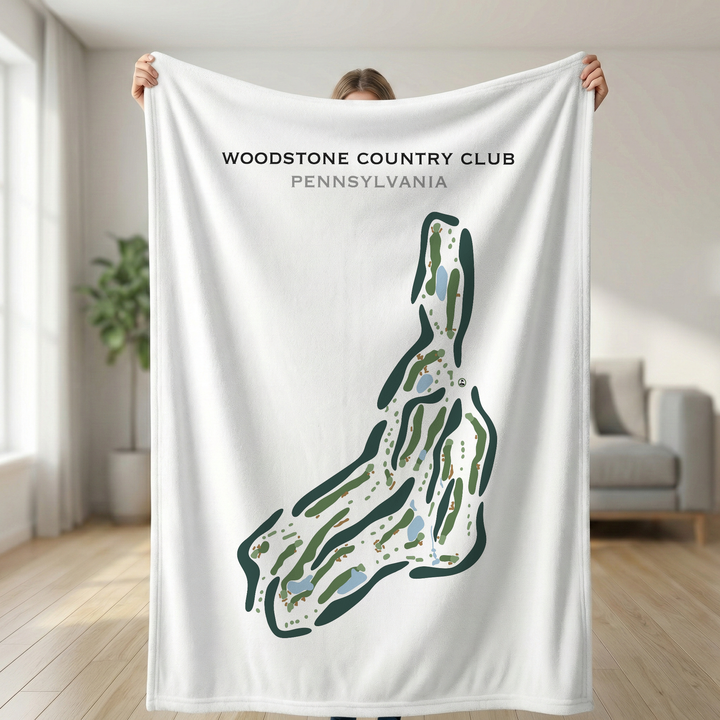 Woodstone Country Club, Pennsylvania - Printed Golf Course