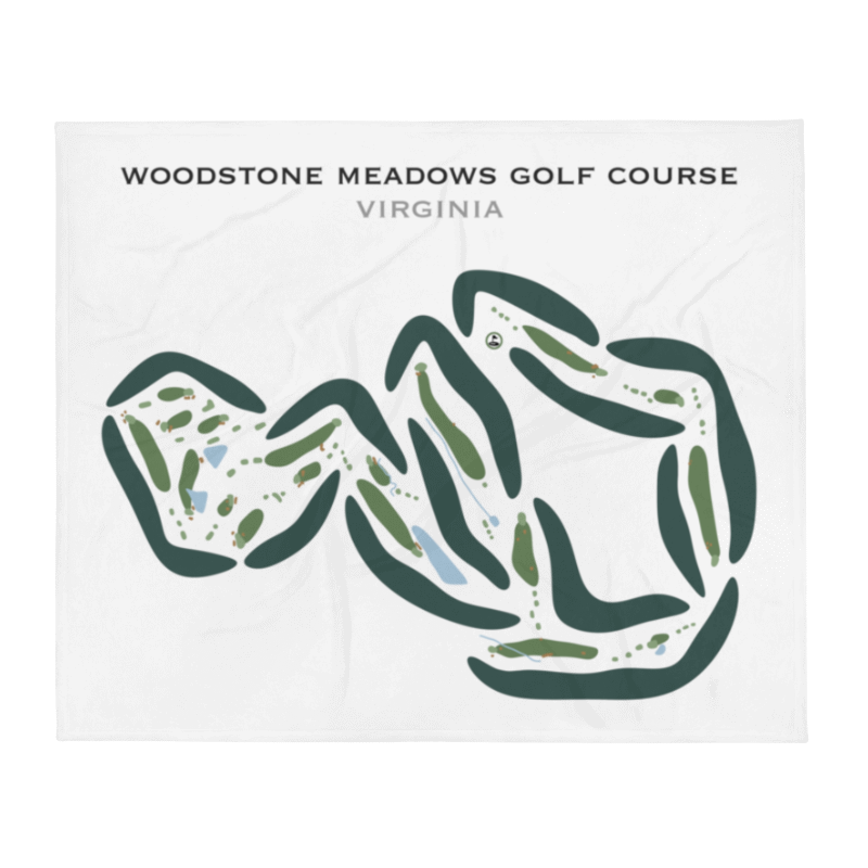 Woodstone Meadows Golf Course, Virginia - Printed Golf Courses