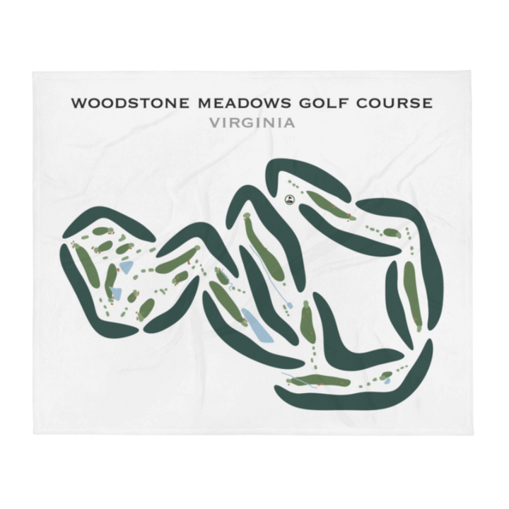 Woodstone Meadows Golf Course, Virginia - Printed Golf Courses