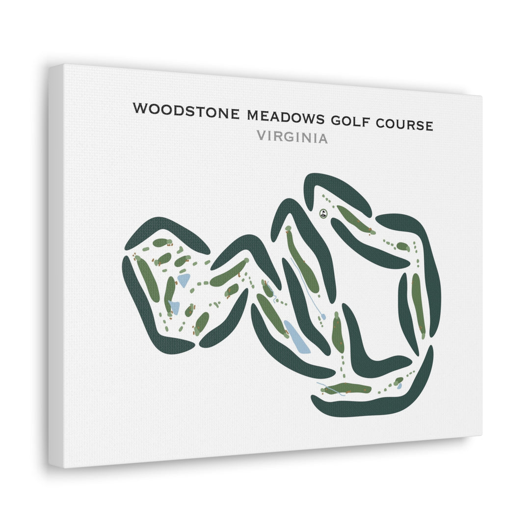 Woodstone Meadows Golf Course, Virginia - Printed Golf Courses