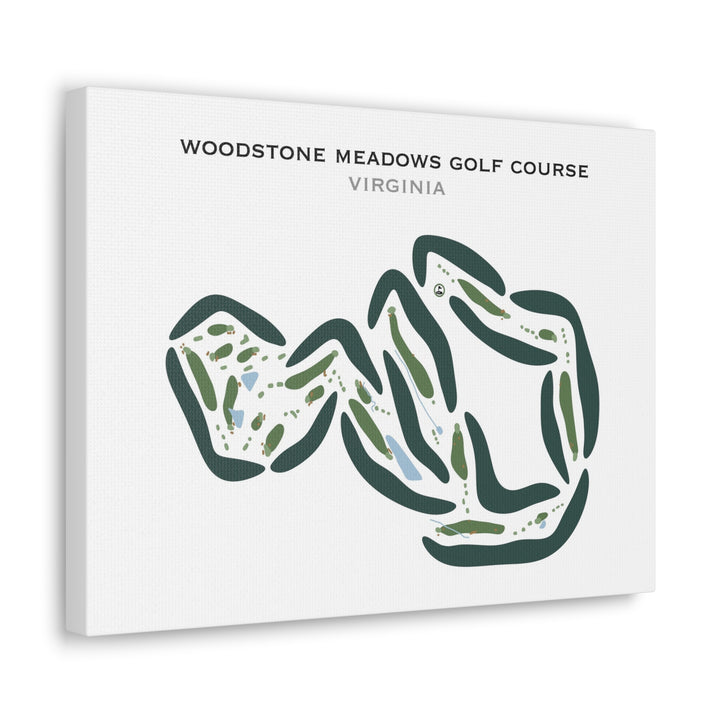 Woodstone Meadows Golf Course, Virginia - Printed Golf Courses