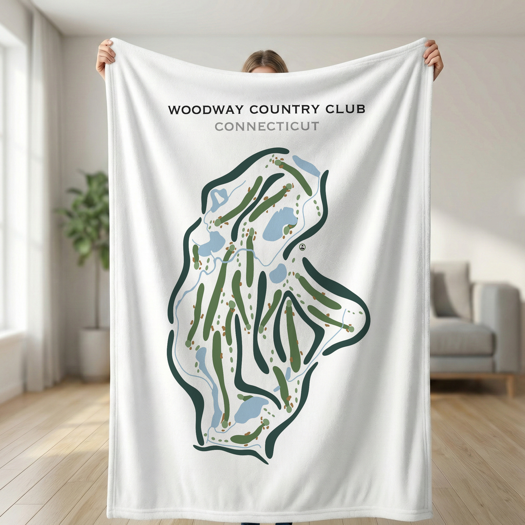 Woodway Country Club, Connecticut - Printed Golf Courses