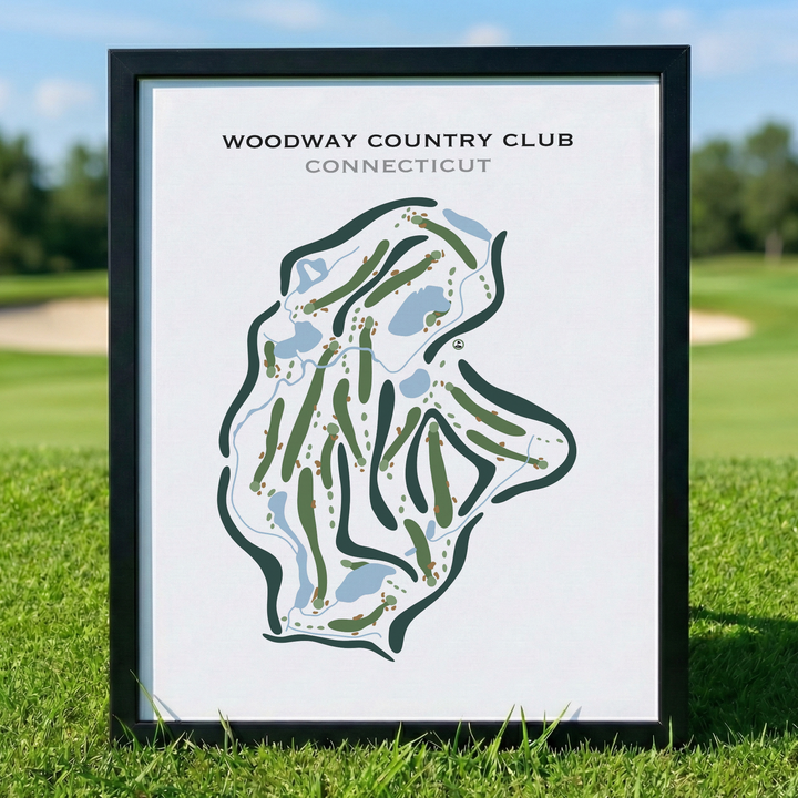 Woodway Country Club, Connecticut - Printed Golf Courses