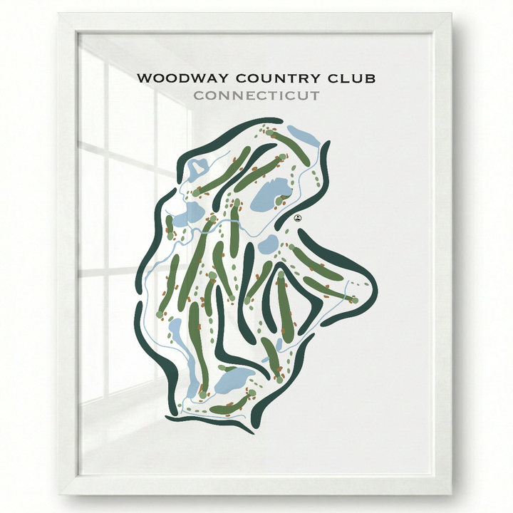 Woodway Country Club, Connecticut - Printed Golf Courses