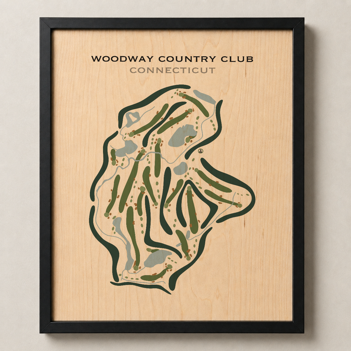 Woodway Country Club, Connecticut - Printed Golf Courses