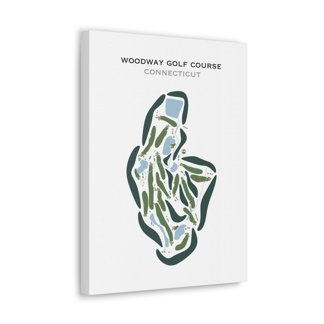 Woodway Golf Course, Connecticut - Printed Golf Courses
