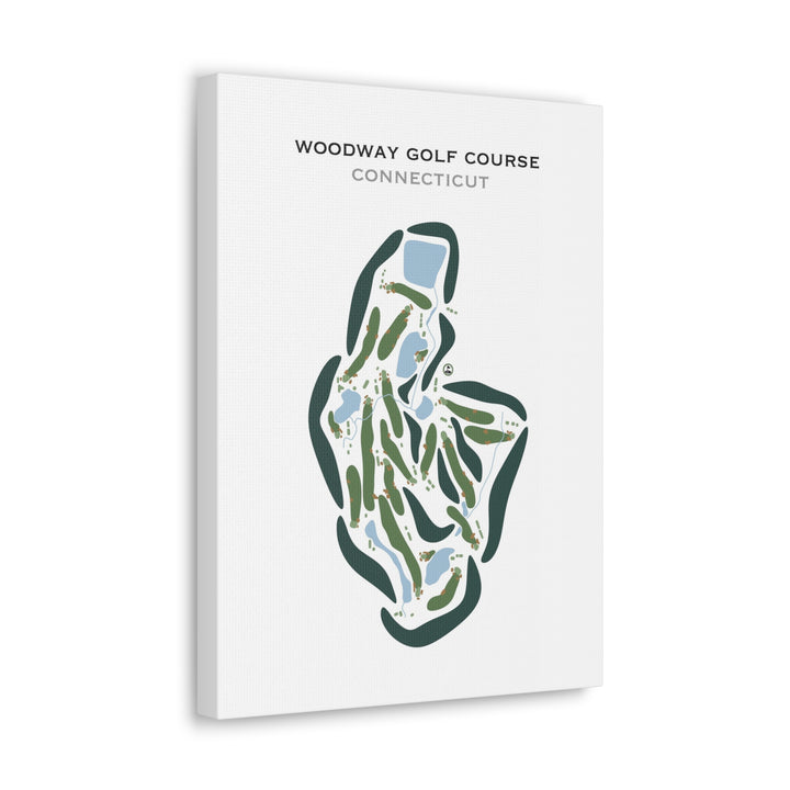 Woodway Golf Course, Connecticut - Printed Golf Courses