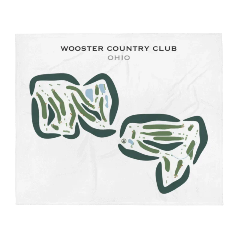 Wooster Country Club, Ohio - Printed Golf Courses