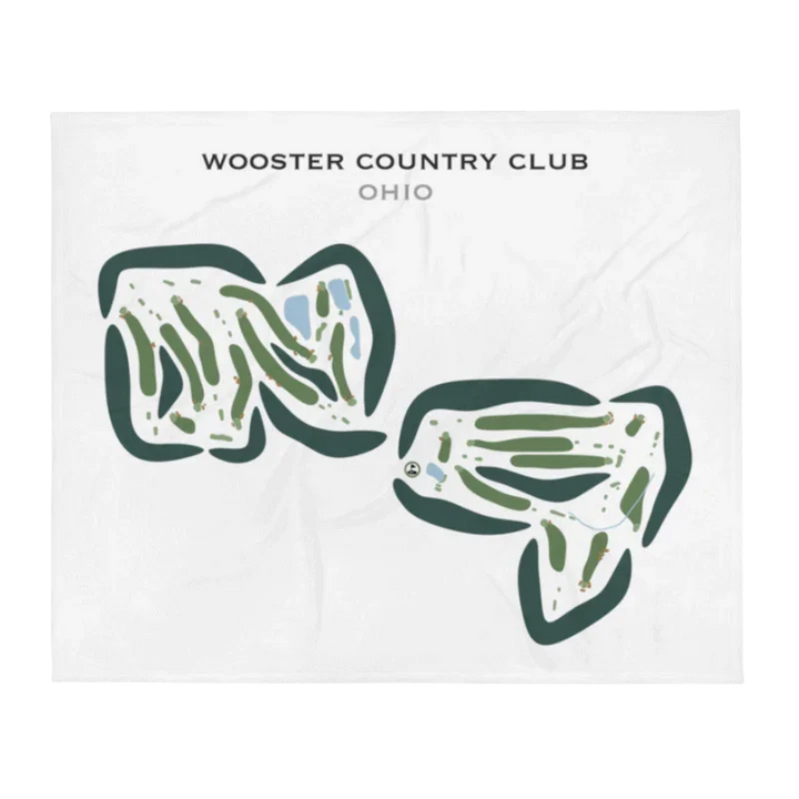 Wooster Country Club, Ohio - Printed Golf Courses