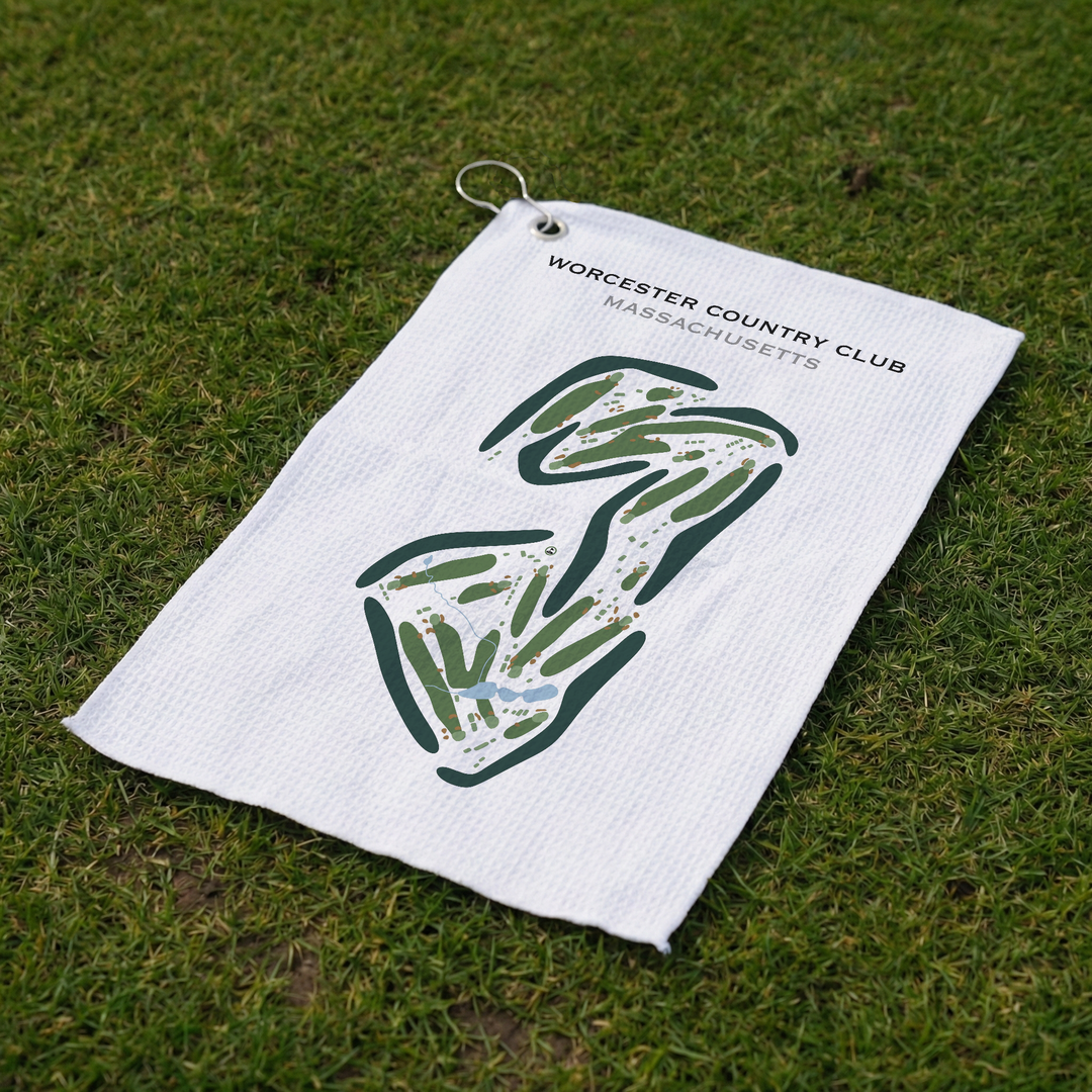 Worcester Country Club, Massachusetts - Printed Golf Courses