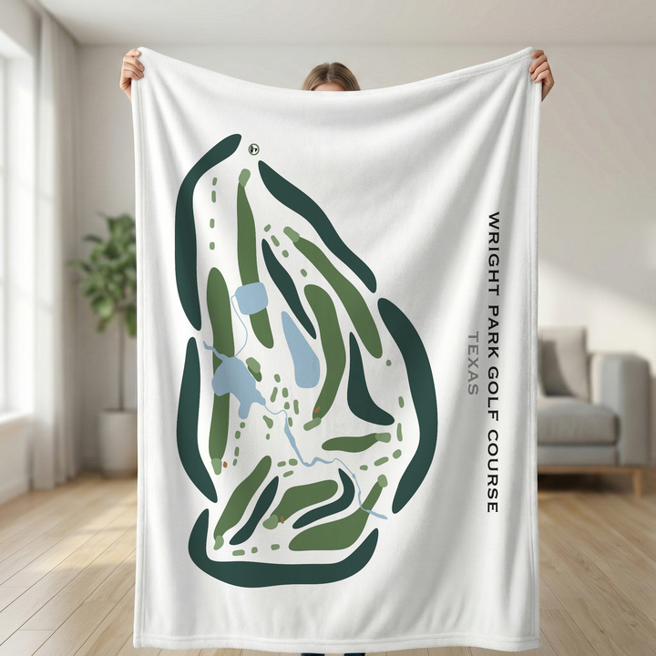 Wright Park Golf Course, Texas - Printed Golf Courses