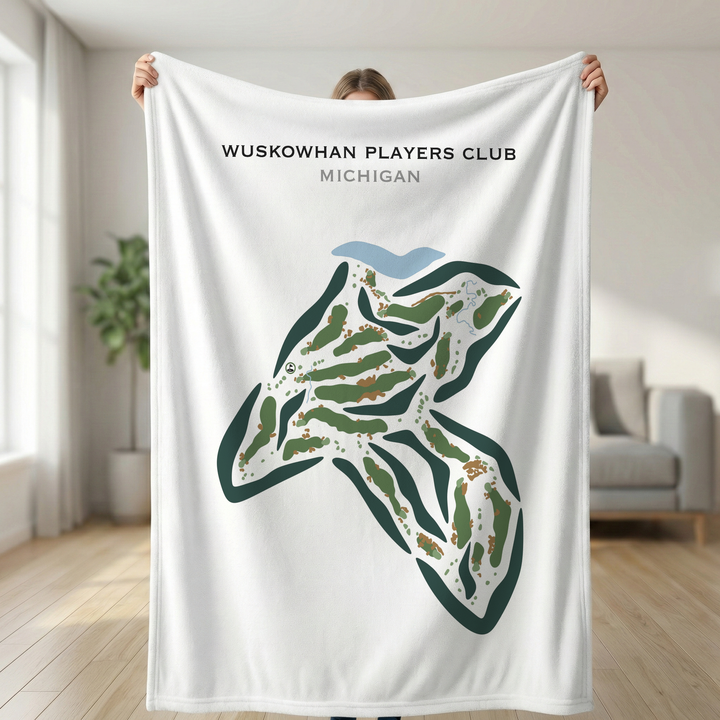 Wuskowhan Players Club, Michigan - Printed Golf Courses