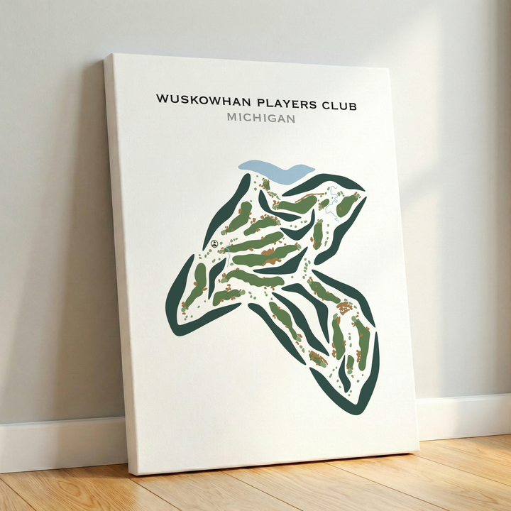 Wuskowhan Players Club, Michigan - Printed Golf Courses