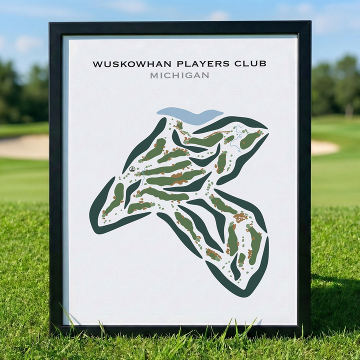 Wuskowhan Players Club, Michigan - Printed Golf Courses
