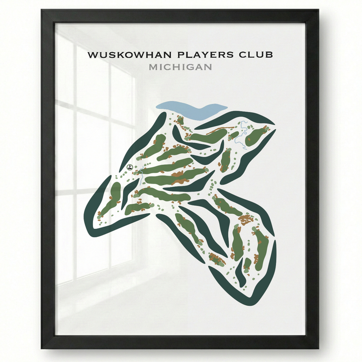 Wuskowhan Players Club, Michigan - Printed Golf Courses