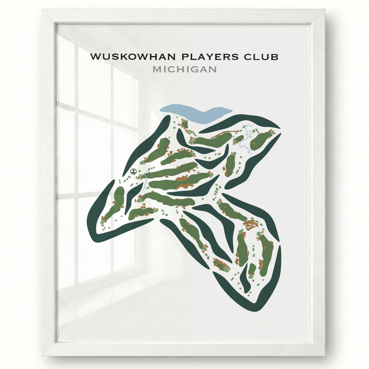 Wuskowhan Players Club, Michigan - Printed Golf Courses