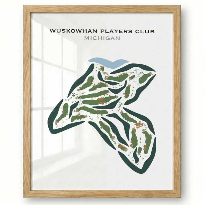 Wuskowhan Players Club, Michigan - Printed Golf Courses
