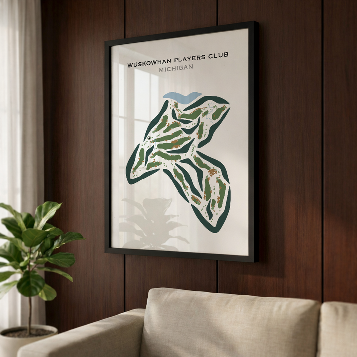 Wuskowhan Players Club, Michigan - Printed Golf Courses
