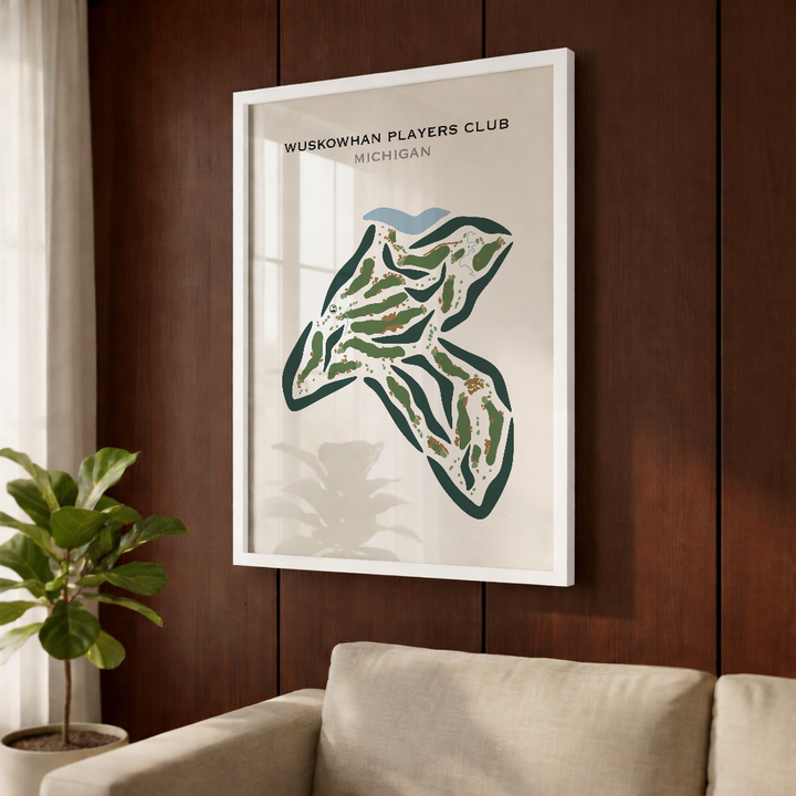 Wuskowhan Players Club, Michigan - Printed Golf Courses