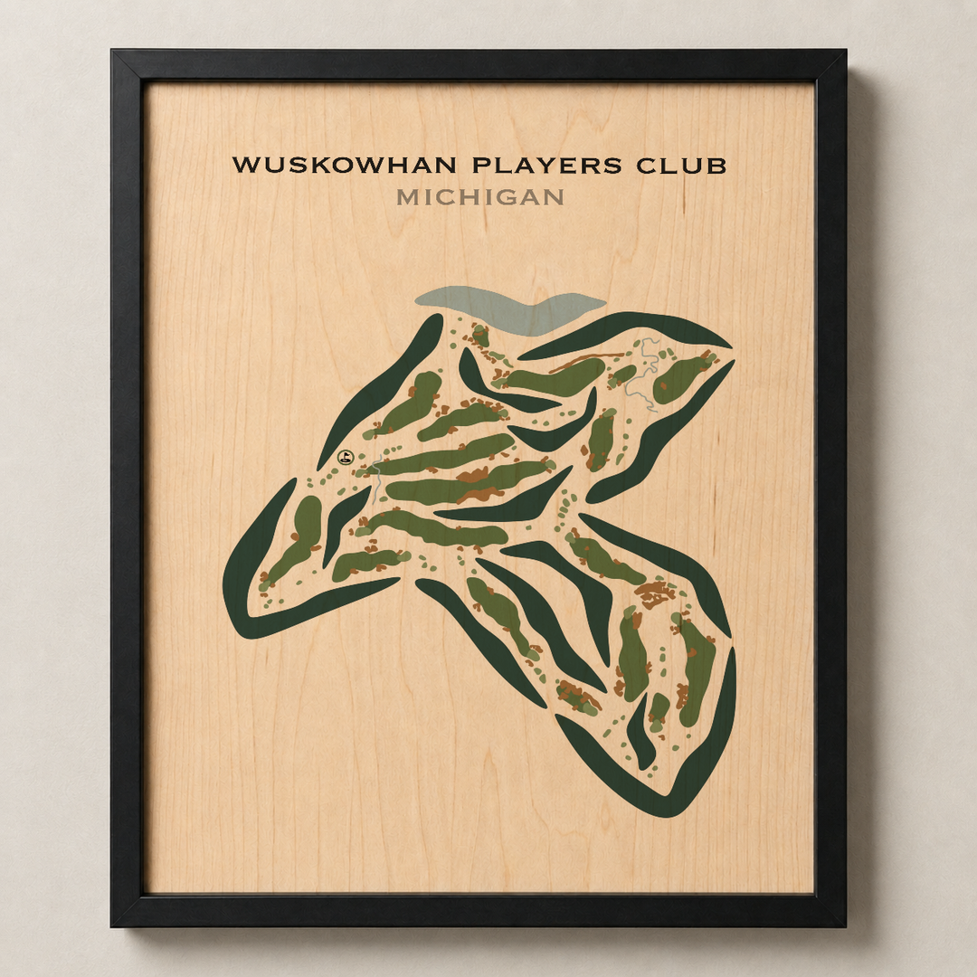 Wuskowhan Players Club, Michigan - Printed Golf Courses