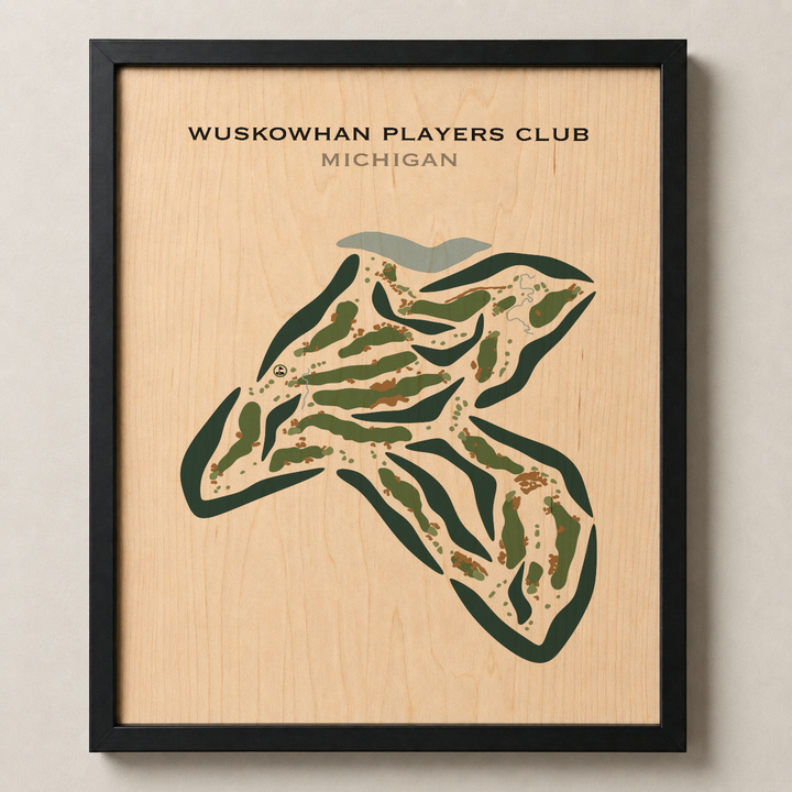 Wuskowhan Players Club, Michigan - Printed Golf Courses