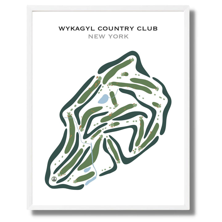 Wykagyl Country Club, New York - Printed Golf Courses - Golf Course Prints