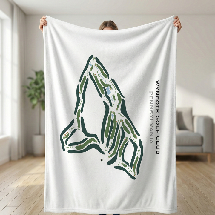 Wyncote Golf Club, Pennsylvania - Printed Golf Course