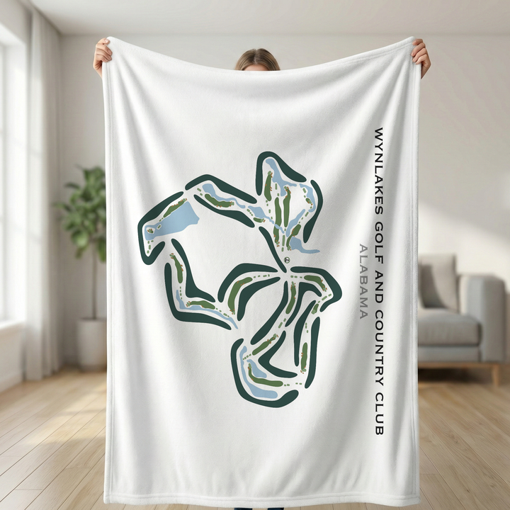 Wynlakes Golf and Country Club, Alabama - Printed Golf Courses