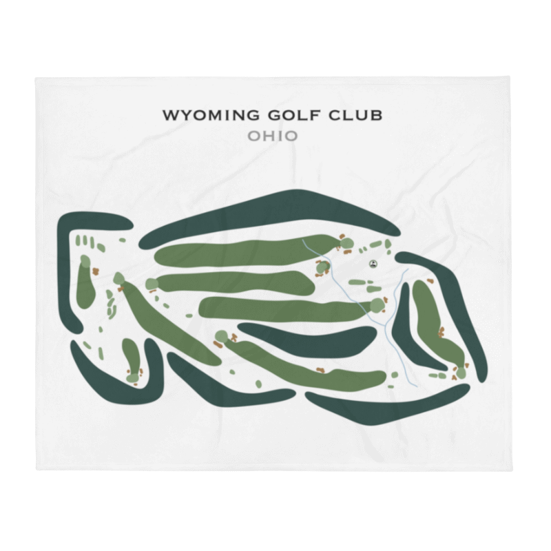 Wyoming Golf Club, Ohio - Printed Golf Courses