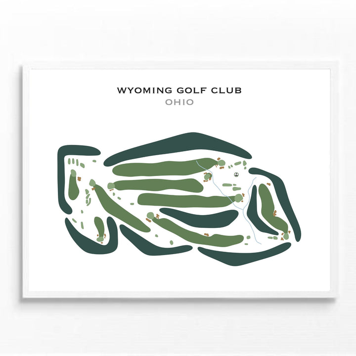 Wyoming Golf Club, Ohio - Printed Golf Courses