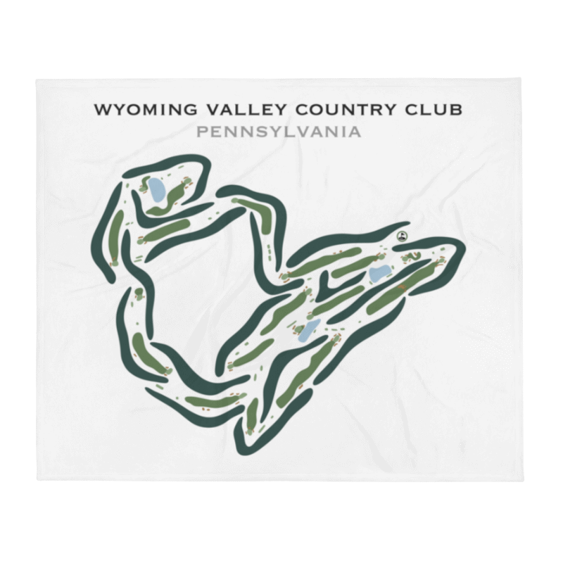 Wyoming Valley Country Club, Pennsylvania - Printed Golf Courses
