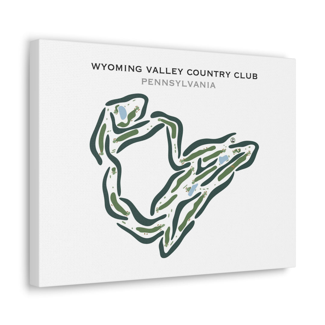 Wyoming Valley Country Club, Pennsylvania - Printed Golf Courses