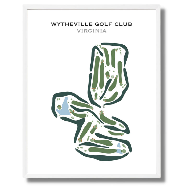 Wytheville Golf Club, Virginia - Printed Golf Courses