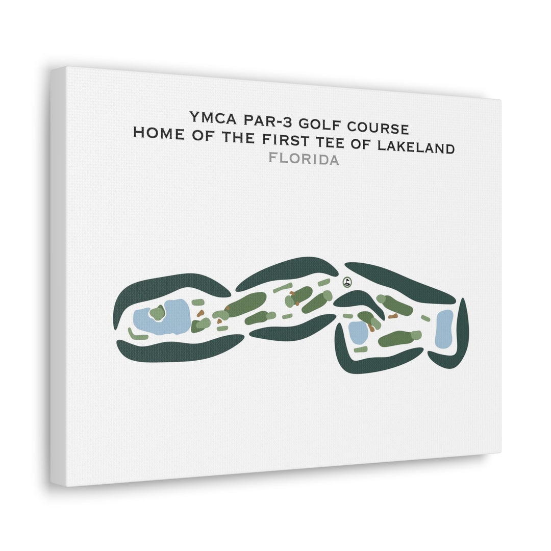 YMCA Par 3 Golf Course Home of The First Tee of Lakeland, Florida - Printed Golf Courses