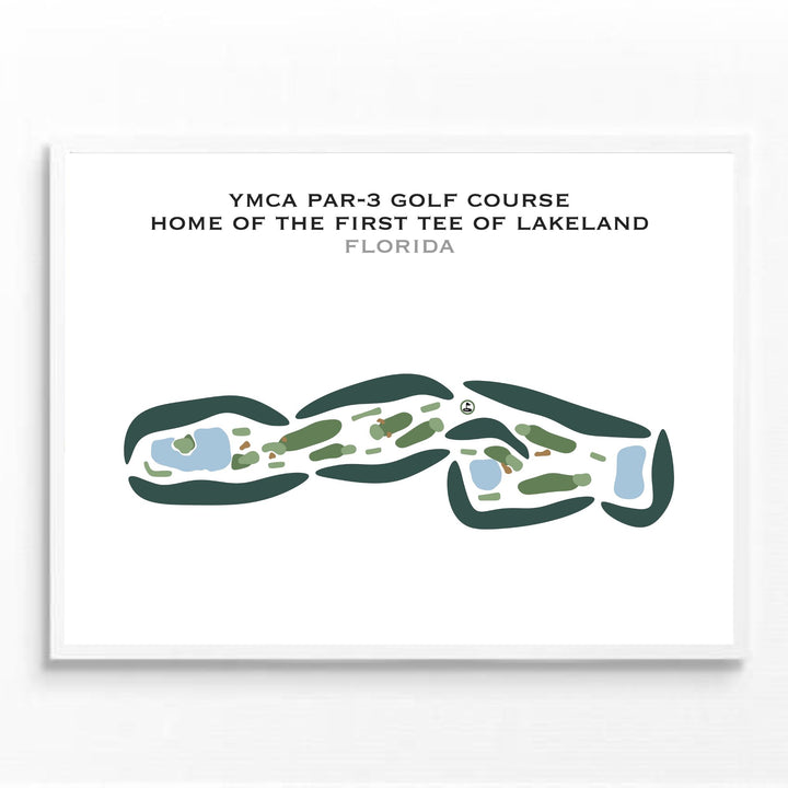 YMCA Par 3 Golf Course Home of The First Tee of Lakeland, Florida - Printed Golf Courses