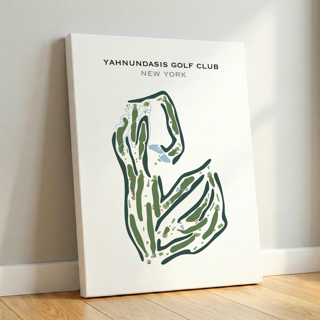 Yahnundasis Golf Club, New York - Printed Golf Course