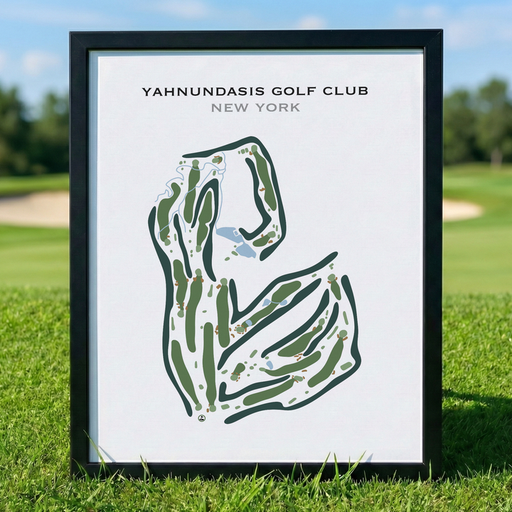 Yahnundasis Golf Club, New York - Printed Golf Course