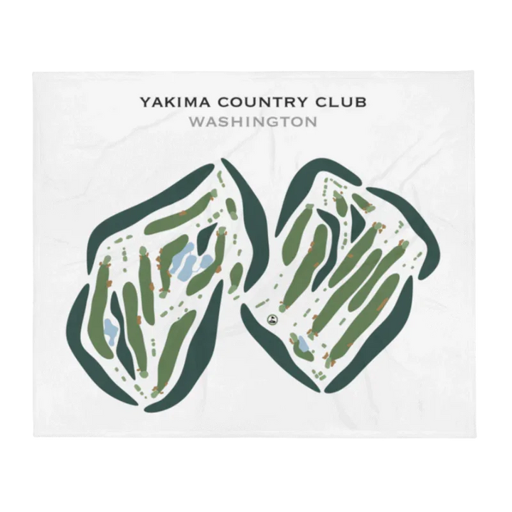 Yakima Country Club, Washington - Printed Golf Courses